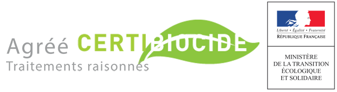 Agréé Certibiocide - Traitements raisonnés