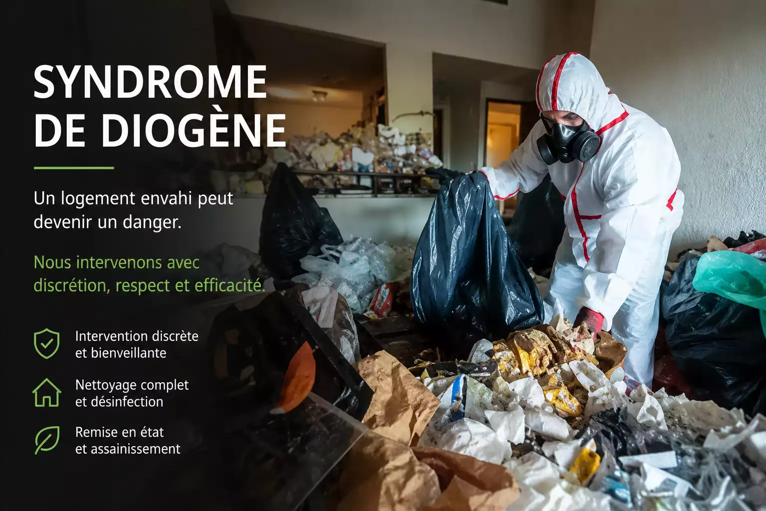 Nettoyage Diogène professionnel